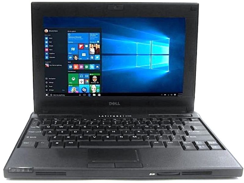 Dell Refurbished 2120 Screen 10.1'' Storage 250GB HDD / 2GB RAM - WiFi -Camera -Windows -Black